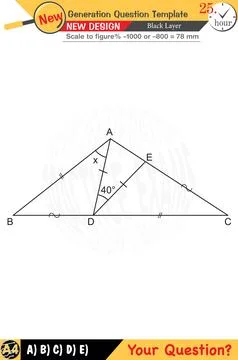 2026, Geometry, geometric concepts, numerical lessons, editable Stock Illustration