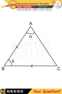2026, Geometry, geometric concepts, numerical lessons, editable Stock Illustration