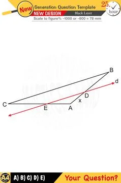 2026, Geometry, geometric concepts, numerical lessons, editable Stock Illustration