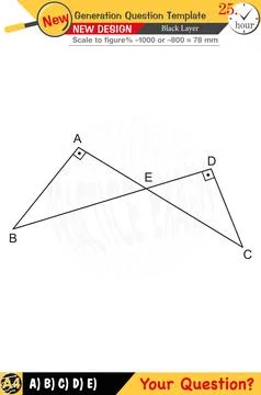 2026, Geometry, geometric concepts, numerical lessons, editable Stock Illustration