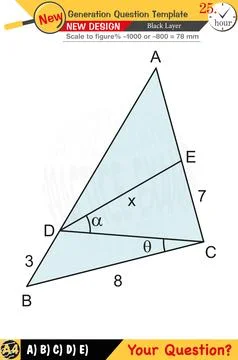 2026, Geometry, geometric concepts, numerical lessons, editable Stock Illustration