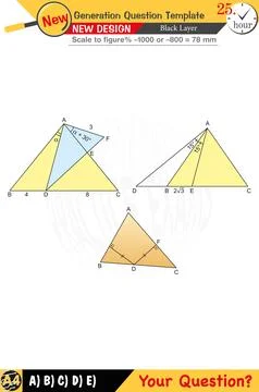 2026, Geometry, geometric concepts, numerical lessons, editable Stock Illustration