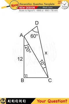 2026, Geometry, geometric concepts, numerical lessons, editable Stock Illustration
