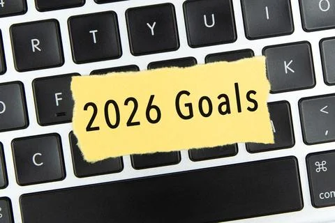 2026 goals concept Stock Photos