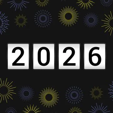 2026 Happy new year countdown. New Year Countdown Background. Happy new year Stock Illustration