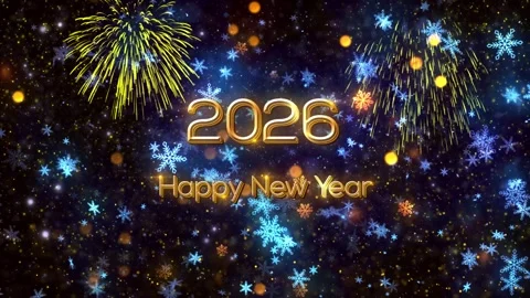 2026 Happy New Year V1 Stock Footage 314835894
