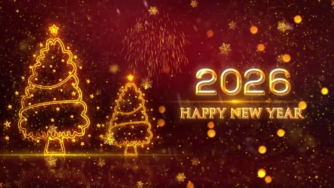 2026 Happy New Year V4 Stock Footage 314784394