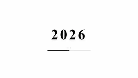 2026 Loading Animation – Modern Progress Bar Countdown, Smooth Year Transition. Stock-Footage 321612388