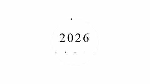 2026 Loading Animation – Modern Progress Bar Countdown, Smooth Year Transition. Stock-Footage 321612390