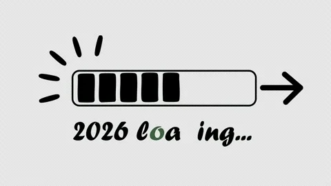 2026 loading progress bar illustration Stock Footage 321129670