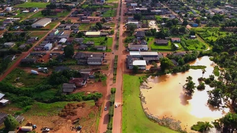2026 March 12 - Apuí, Amazonas: Aerial View of Trans-Amazonian Highway (BR-230) Stock Footage 331802797