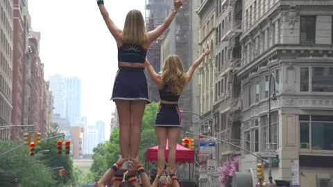 2026 NYC Pride March is opened on Fifth Avenue in New York City. Stock Footage 339499640