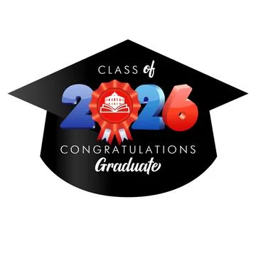 2026 rosette 3D greetings educating Stock Illustration