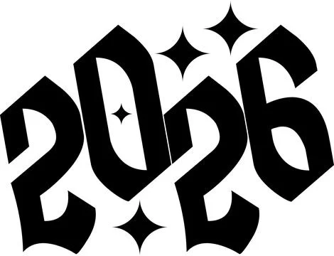 2026 vector Stock Illustration