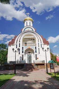 2026.06.07, Russia. Front facade of Intercession Church, Rostov Stock Photos