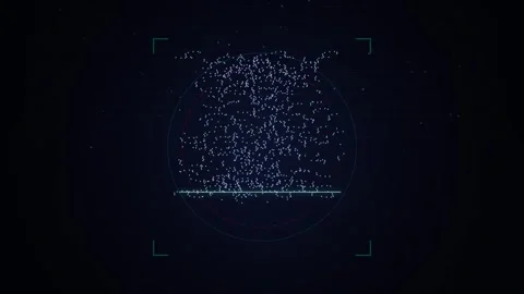 2027 digital text on screen with scanning effect and cyber security theme m.. Stock-Footage 346243807