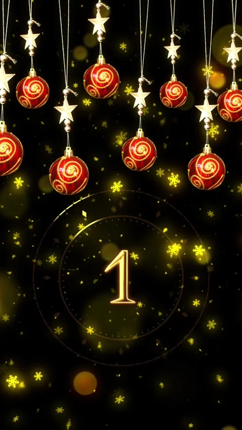 2027 Happy New Year Title With Countdown V6 Stock Footage 340966051