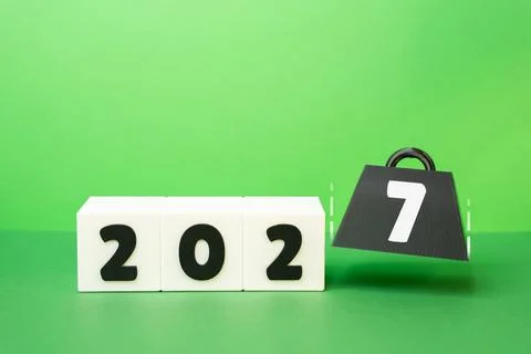 2027 promises to be difficult. Debt and financial obligations. Challenges a.. Stock Photos