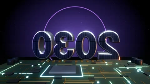 2030 Technology Concept Stock Footage 340393840