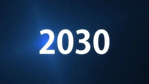 2030 text animation motion graphics 動画素材 154009867