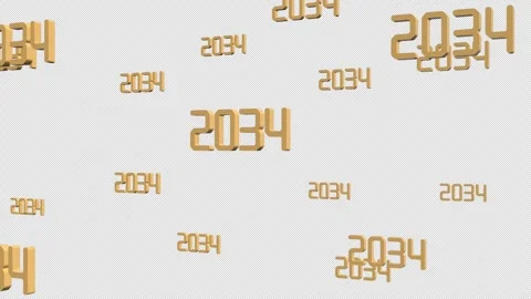 2034  35 3D Illustrate Text Animation. Stock Footage 315630654