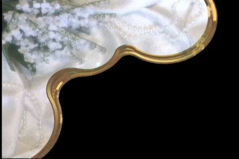 2035 swirl wedding background Stock Footage 813624