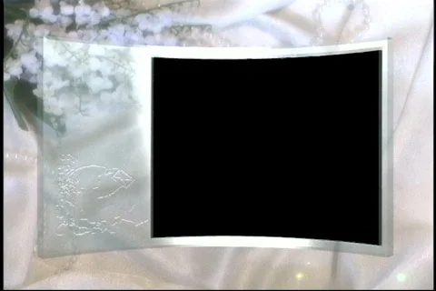 2037 Crystal Frame Background Stock Footage 813390