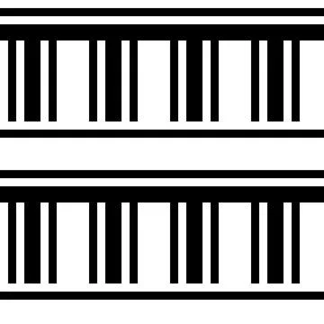 2041 Seamless texture with vertical black streaks Stock Illustration