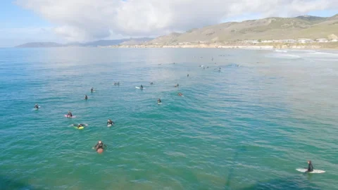 2044 ISA World Para Surfing Championship Pismo Beach Stock Footage 320175989