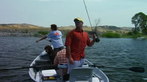 20July Chads Boat 08 Stock Footage 12853141