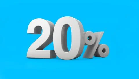 20percent icon. Stock Illustration