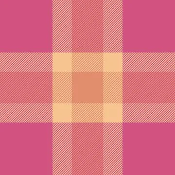 20s vector textile pattern, endless fabric check tartan. Colorful plaid tex.. Stock Illustration