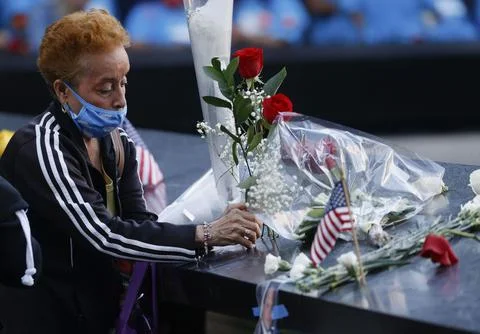 20th anniversary of 11 September terrorist attacks, New York City, USA - 11 Sep  Stock Photos