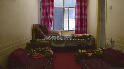 20th october, 2024: bed mat and table in standard basic quality casual doub.. Stock Footage 279650921