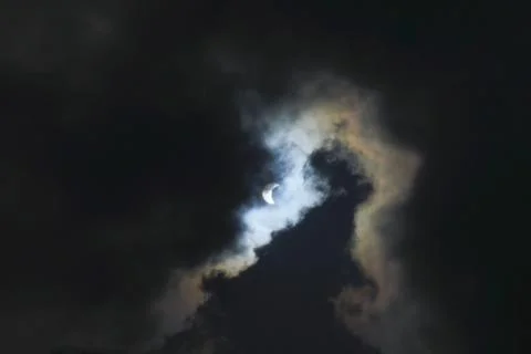21 JUNE 2020 SOLAR ECLIPSE IN PATNA | INDIA Stock Photos
