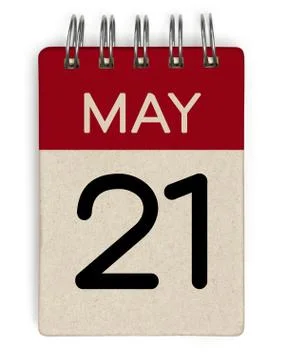 21 may calendar Stock Illustration