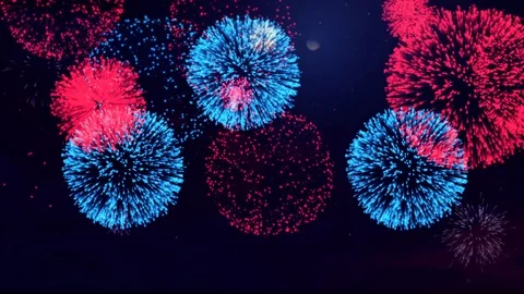 21. Multiple Burst of streaks exploding core and reddish streaks Loop Background Stock Footage 94759428