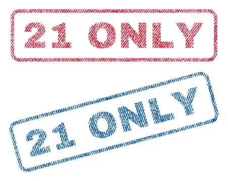 21 Only Text Textile Seal Stamp Watermarks Stock Illustration