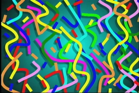 2107 color confetti Stock Footage 821772