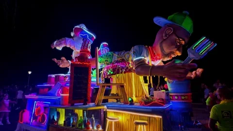 21.08.2026 - Bugibba Malta summer carnival Stock Footage 343174338