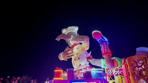 21.08.2026 - Bugibba Malta summer carnival Stock Footage 343174724