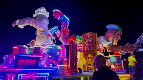 21.08.2026 - Bugibba Malta summer carnival Stock Footage 343174782