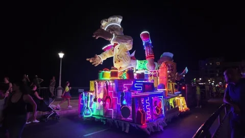 21.08.2026 - Bugibba Malta summer carnival Stock Footage 343175016