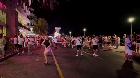 21.08.2026 - Bugibba Malta summer carnival Stock Footage 343175814