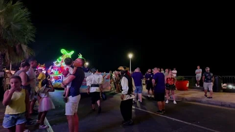 21.08.2026 - Bugibba Malta summer carnival Stock Footage 343176192