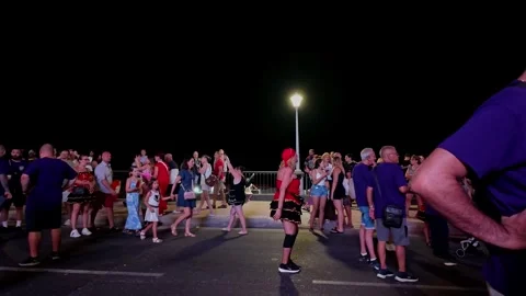 21.08.2026 - Bugibba Malta summer carnival Stock Footage 343176578