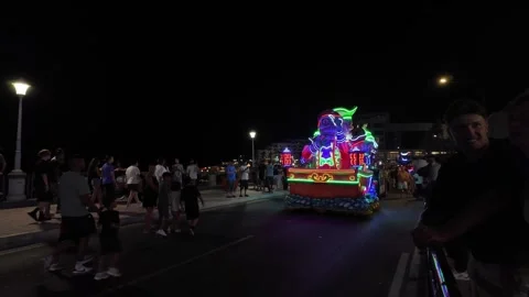 21.08.2026 - Bugibba Malta summer carnival Stock Footage 343176961