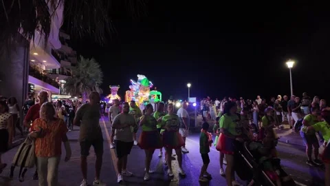 21.08.2026 - Bugibba Malta summer carnival Stock Footage 343177232