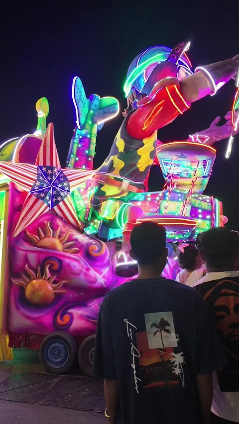 21.08.2026 - Bugibba Malta summer carnival Stock Footage 343178707