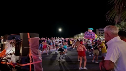 21.08.2026 - Bugibba summer carnival Stock Footage 343161289